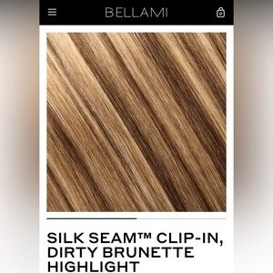 Bellami Silk Seam clip-in extensions 26” 360 grams